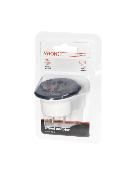 Adapter podróżny - Go to USA, 110-230V/10A, uniwersalne gniazdo, wtyczka amerykańska (typ A,B)