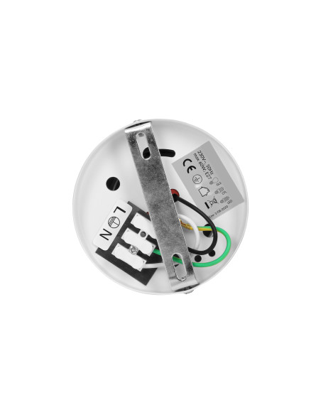 KORIN 10, oprawa typu downlight, 60W, E27, stal, biała