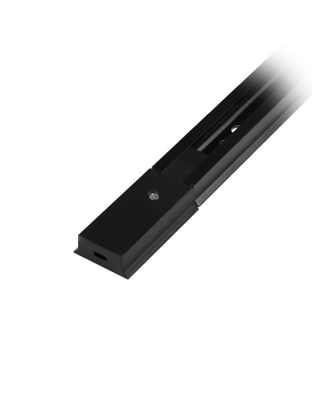 Szynoprzewód aluminiowy czarny 100cm, 85-265V, dwa przewody