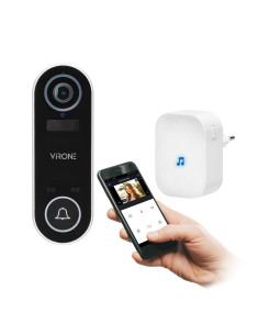 Bezprzewodowy dzwonek wideo LAYO z kamerą wideo Full HD,...