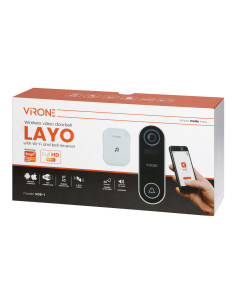 Bezprzewodowy dzwonek wideo LAYO z kamerą wideo Full HD,... 2