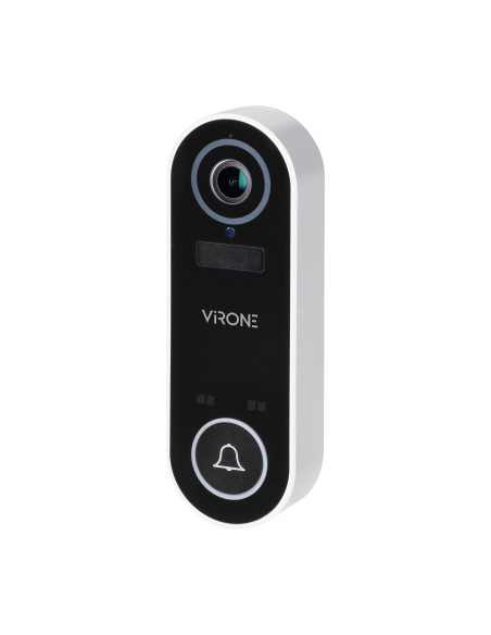 Bezprzewodowy dzwonek wideo LAYO z kamerą wideo Full HD, WiFi i odbiornikiem sieciowym, IP65, komunikacja ze smartfonem...