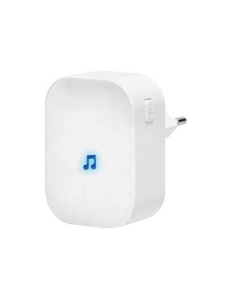 Bezprzewodowy dzwonek wideo LAYO z kamerą wideo Full HD, WiFi i odbiornikiem sieciowym, IP65, komunikacja ze smartfonem...