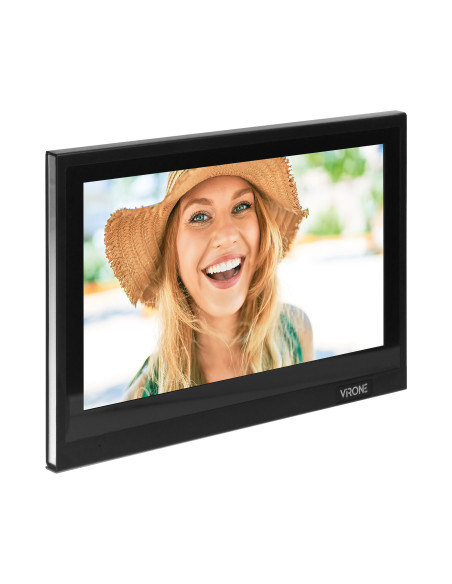 Wideodomofon WIFI LCD 10" Szyfrator na Kod Breloki APLIKACJA TUYA Zasilacz na Szynę DIN BESAR