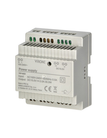 Wideodomofon WIFI LCD 10" Szyfrator na Kod Breloki APLIKACJA TUYA Zasilacz na Szynę DIN BESAR