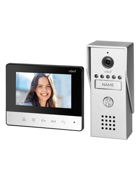 Wideodomofon LIRA (panel zewnętrzny + monitor) 4,3'', wyświetlacz kolorowy