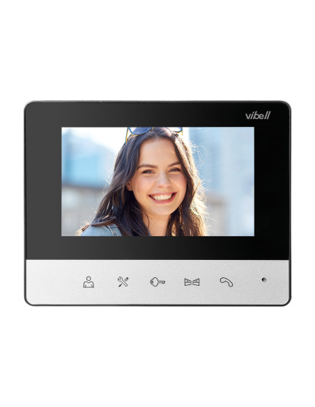 Wideodomofon LIRA (panel zewnętrzny + monitor) 4,3'', wyświetlacz kolorowy