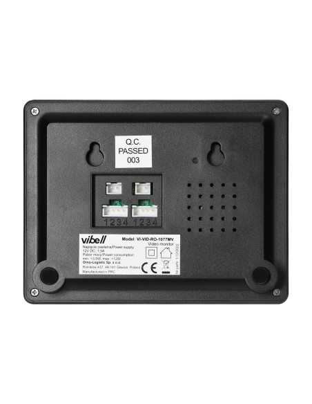 Wideodomofon LIRA (panel zewnętrzny + monitor) 4,3'', wyświetlacz kolorowy