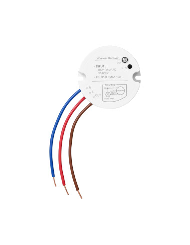 Bezprzewodowy bezbateryjny włącznik z odbiornikiem