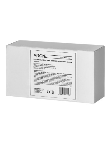 Ściemniacz do LED 12-24VDC RF z pilotem
