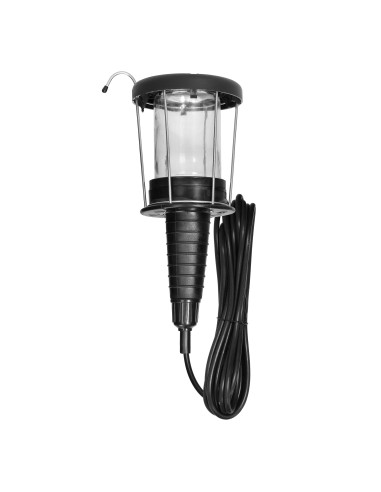 Lampa warsztatowa E27, max.60W, IP20,szklany klosz