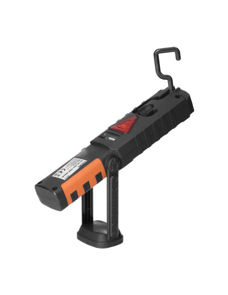 Latarka warsztatowa LED COB 3W+1W LED 1200mAh z funkcją powerbank