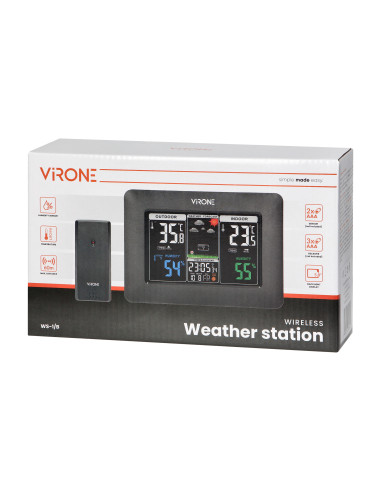 Bezprzewodowa stacja pogodowa z pomiarem...