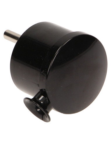 Wtyczka kątowa 2P+Z MINI, czarna