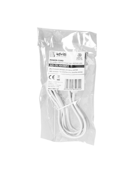 Przewód zasilający do opraw ASTAR LED, 100 cm