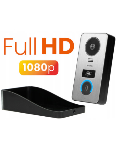 Wideodomofon VIRONE VDP-60FHD 7" z Czytnikiem Breloków RFID Pamięć Menu PL CETI Full HD