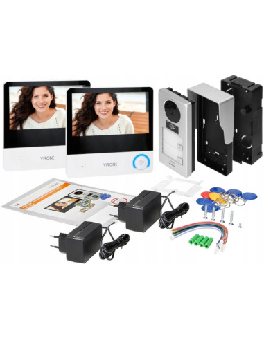 Wideodomofon DWURODZINNY WIFI z Czytnikiem...