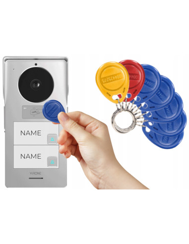 Wideodomofon DWURODZINNY WIFI z Czytnikiem...