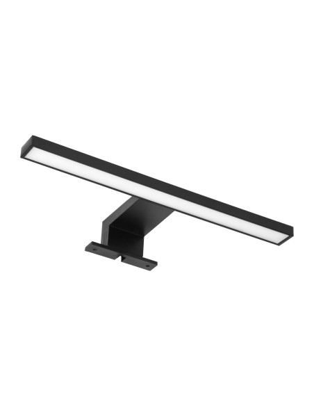 NORTES LED 5W, lampa nad lustro, 320lm, 4000K, dł. 30 cm, plastik, czarna