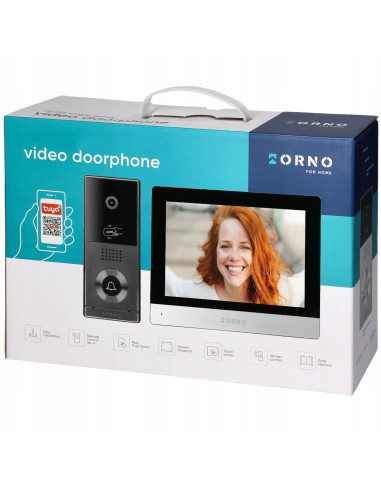 Wideodomofon WIFI 2-Żyłowy LCD 8" z Czytnikiem...