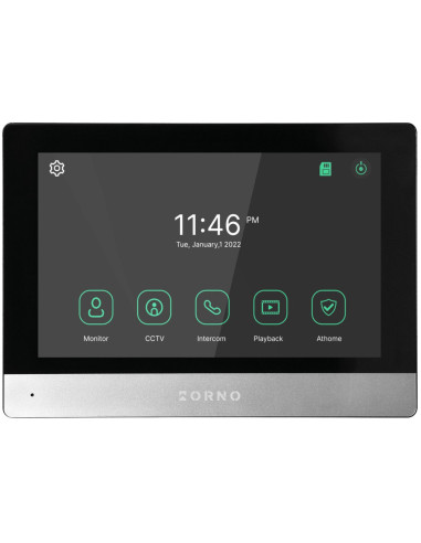 Wideodomofon WIFI 2-Żyłowy LCD 8" z Czytnikiem...