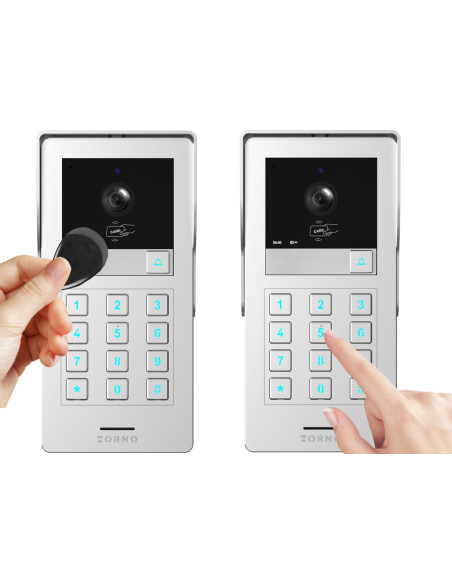 Wideodomofon ORNO OR-VID-MA-1080/B WIFI Tuya Full HD 8" z Szyfratorem i Czytnikiem RFID 2-Żyłowy GAYD