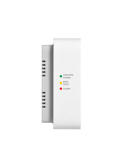 CZUJNIK CZADU DETEKTOR TLENKU WĘGLA GAZU CO LCD + TERMOMETR + BATERIE