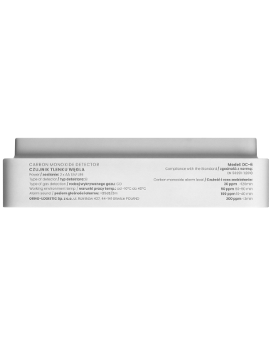 CZUJNIK CZADU DETEKTOR TLENKU WĘGLA GAZU CO LCD...