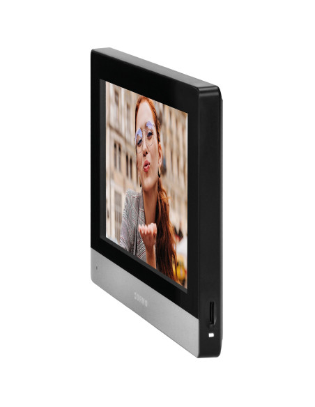 Wideodomofon WIFI DWURODZINNY 2 Monitory  z Szyfratorem na Kod Breloki Aplikacja TUYA Full HD GAYD MULTI2