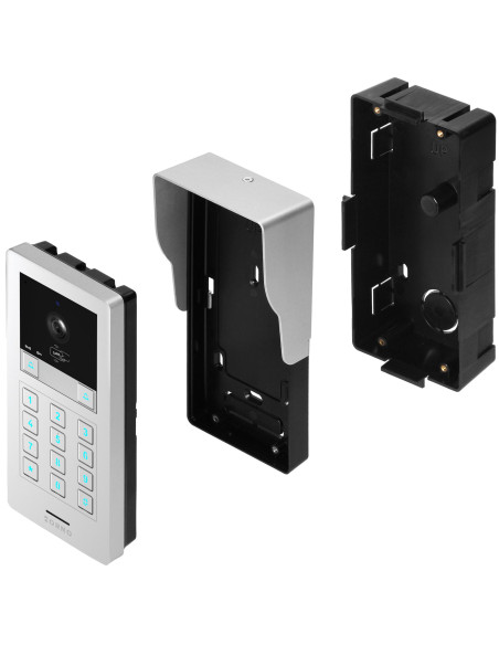 Wideodomofon WIFI DWURODZINNY 2 Monitory  z Szyfratorem na Kod Breloki Aplikacja TUYA Full HD GAYD MULTI2