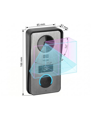 Wideodomofon VIRONE VDP-78 AVONI WIFI Tuya QHD...