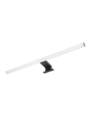 PEEGEL LED 9W, lampa nad lustro, 810lm, 4000K, dł. 60 cm, tworzywo sztuczne+akryl, czarna