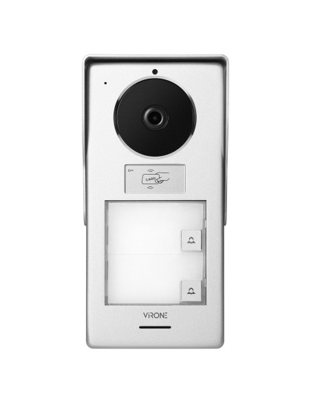 Wideodomofon DWURODZINNY 2 Monitory LCD 7" WIFI z Czytnikiem Breloków RFID Aplikacja TUYA VIRONE AVONI MULTI