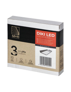 DIKI lampka podszafkowa LED, 2W, 170lm, 4000K, srebrna 2