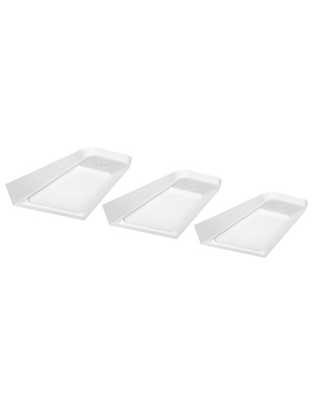 DIKI zestaw 3 lamp podszafkowych LED, 3x2W, 4000K, z wyłącznikiem bezdotykowym, biały