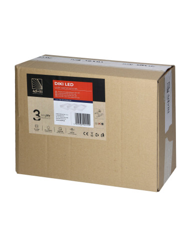 DIKI zestaw 3 lamp podszafkowych LED, 3x2W,...