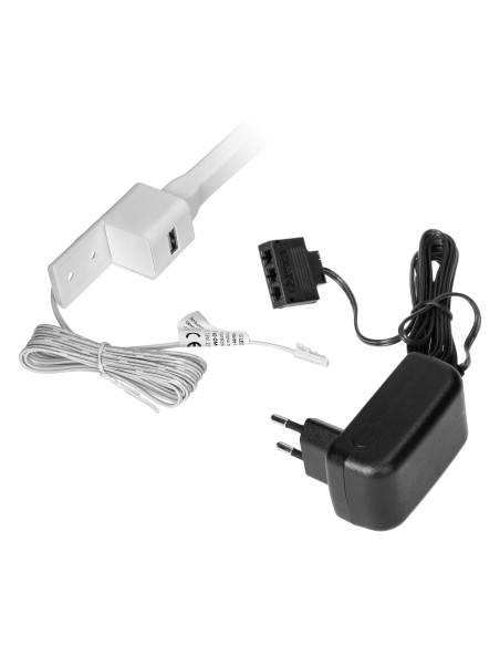 TEO lampka nocna LED, 1,8/7,5W, 90lm, 4000K, z USB, biała