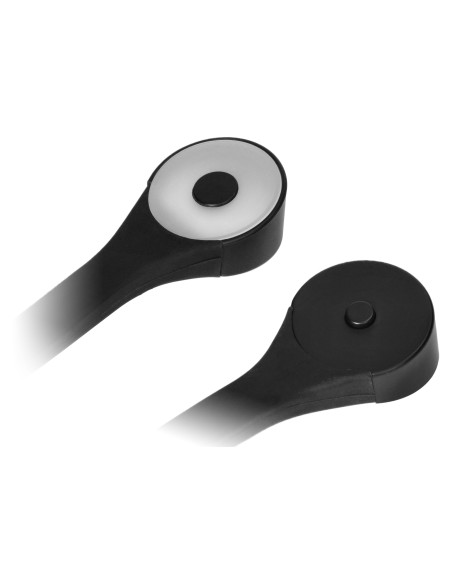 TEO zestaw 2 lampek nocnych LED, 2x1,8/7,5W, 4000K, z USB, czarny