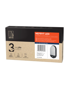 NEFRYT LED 10W, oprawa ogrodowa z czujnikiem ruchu,... 2