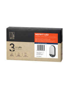 NEFRYT LED 10W, oprawa ogrodowa z czujnikiem ruchu PIR,... 2