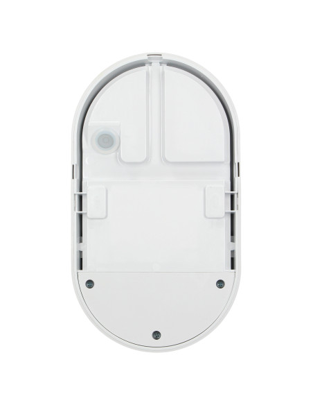 NEFRYT LED 10W, oprawa ogrodowa z czujnikiem ruchu 140st,  800lm, IP54, 4000K, biała