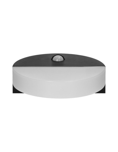 HALIT LED 10W, oprawa ogrodowa z czujnikiem ruchu 140st, 600lm, IP65, 4000K, IK10, czarna