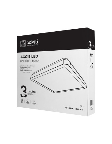 AGGIE LED 38W oprawa oświetleniowa, 3500lm,...