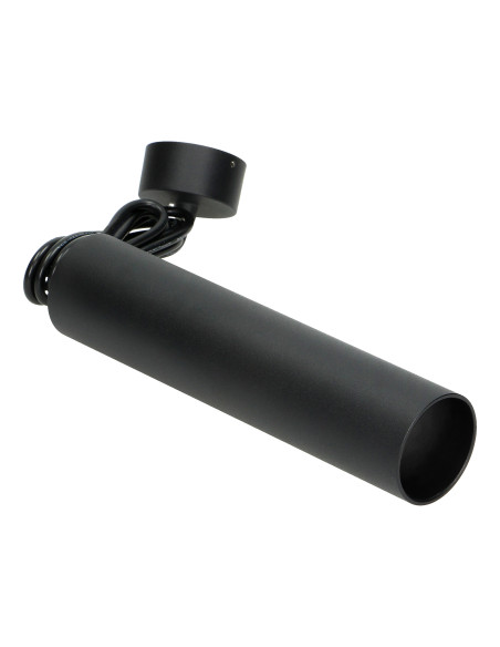 BARBRA PLR GU10 oprawa wisząca max 35W, IP20, okrągły, czarny, aluminium