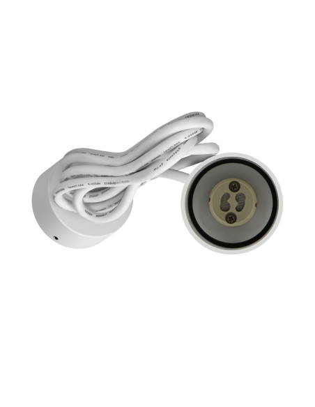 BARBRA PLR GU10 oprawa wisząca max 35W, IP20, okrągły, biały, aluminium