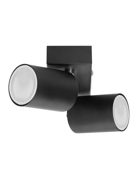 DOA SP 2, oprawa ścienno-sufitowa, GU10 max. 2x50W, IP20, czarna
