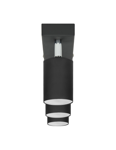 DOA SP 3, oprawa ścienno-sufitowa, GU10 max. 3x50W, IP20, czarna
