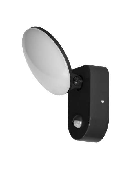 RIOLIT LED 15W, oprawa ogrodowa z czujnikiem ruchu, 1100lm, IP65, 4000K, czarna