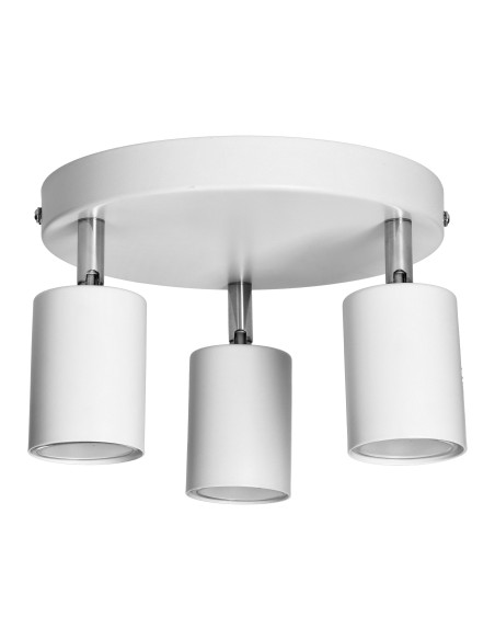 RINO oprawa ścienno-sufitowa, moc max. 3x50W, GU10, IP20, biała