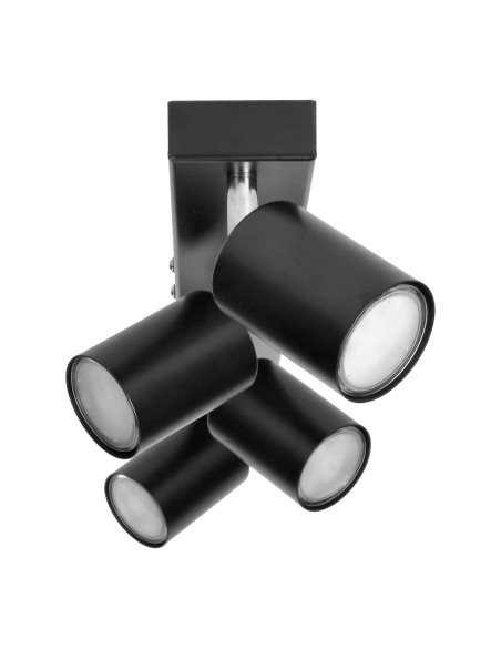 DOA oprawa ścienno-sufitowa, moc max. 4x50W, GU10, IP20, czarna
